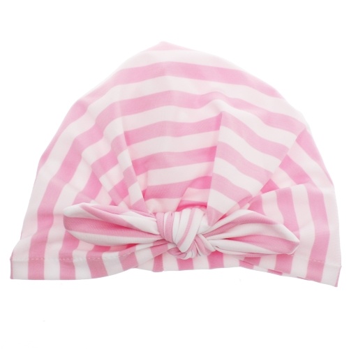 

Striped Bowknot Baby Girl Cap Beanie