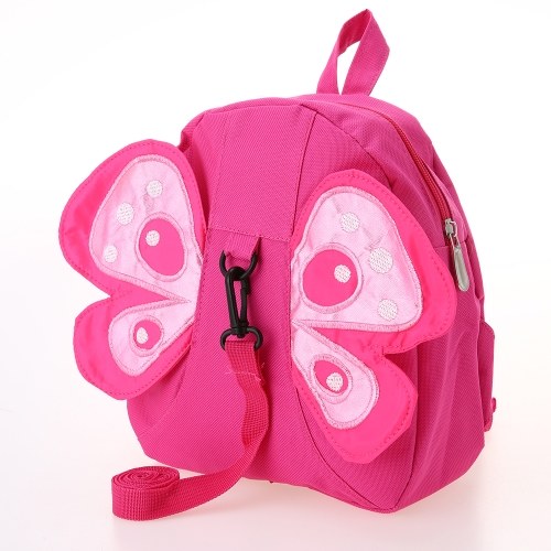 

Kids School Bags Backpack Anti-lost Harness Canvas Cute Children Kindergarten Schoolbags Cartoon Bee Butterfly With Wings Yellow