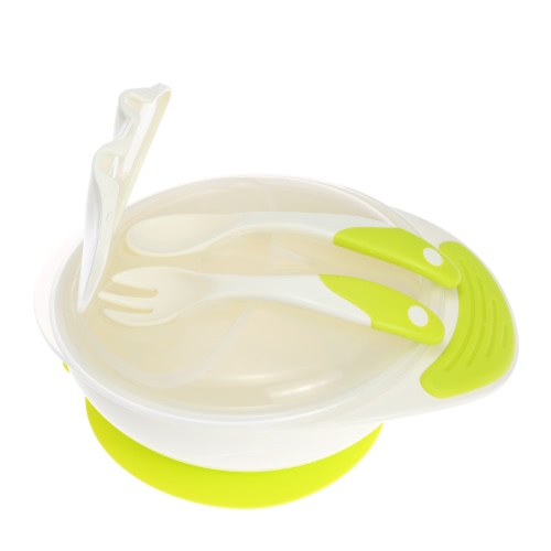 Baby Toddler Suction Bowl with Spoon and Fork