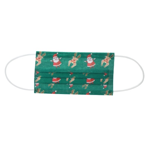 

50PCS Christmas Mask Disposable Face Mouth Mask