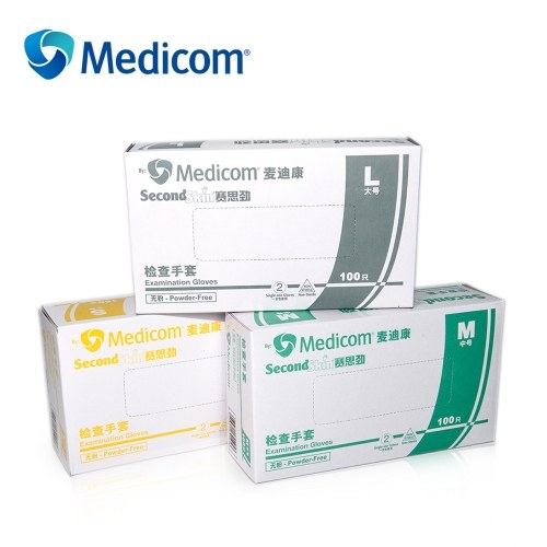 

Medicom 1209 100PCS Disposable Transparent PVC Gloves