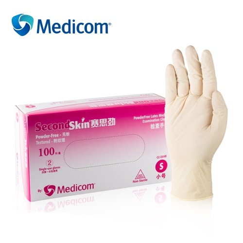 

Medicom 1204A 100Pcs Disposable Latex Gloves