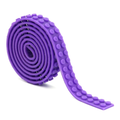 Reusable Silicone Building Blocks Tape for Lego Lover Kids Gift Portable No Harm to Children