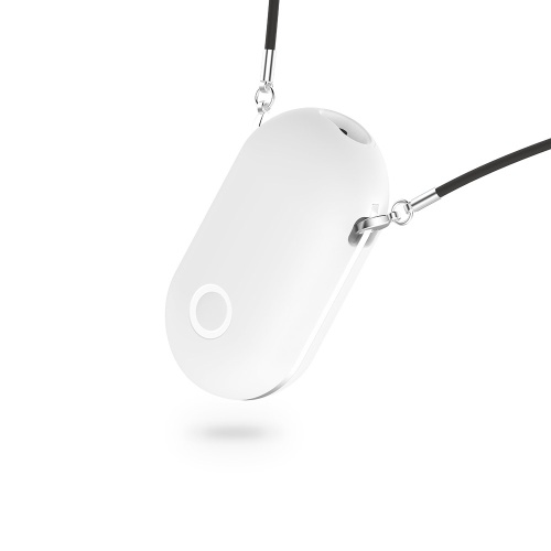 

Wearable Air Purifier Necklace Personal Hanging Necklace with Negative Ion Air Freshener USB No Radiation for Adults Kids Black
