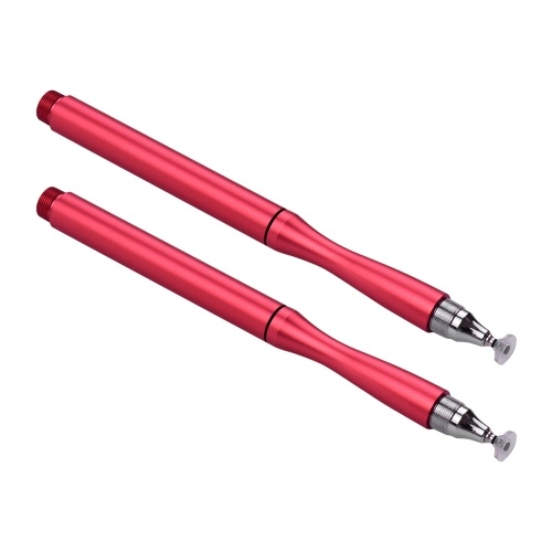 

Fine Point 2 in 1 Precision Stylus Pens with Fiber Tip and Disc Tip Universal Capacitive TouchScreens Stylus Pen