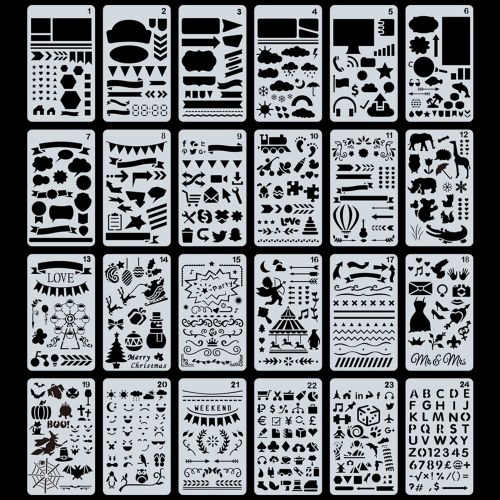 

1pc Drawing Stencils Hollow Out Design