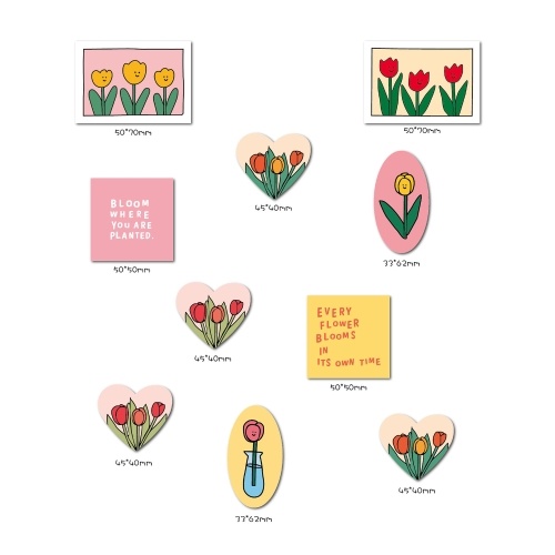 

Cherry Love Cartoon Sticker Self-Adhesive Decoration
