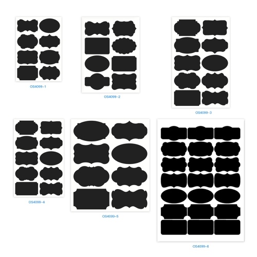

Chalkboard Label Waterproof Reusable Sticker Blackboard Stickers