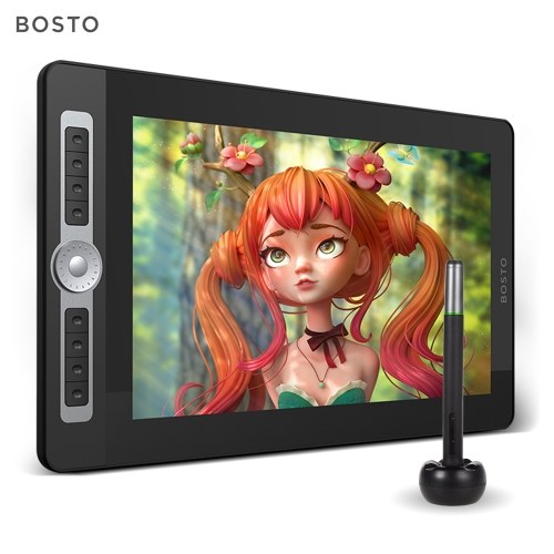 

BOSTO 16HD Pro Portable 15.6 Inch H-IPS LCD Graphics Drawing Tablet