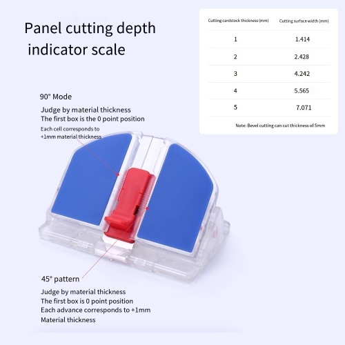 KW-triO Paper Cutter Desktop Paper Trimmer Support 45° inclined surface or a 90° flat surface safety lock Design for Craft Paper Photos Cards Scrapbooking Office Home Supplies 