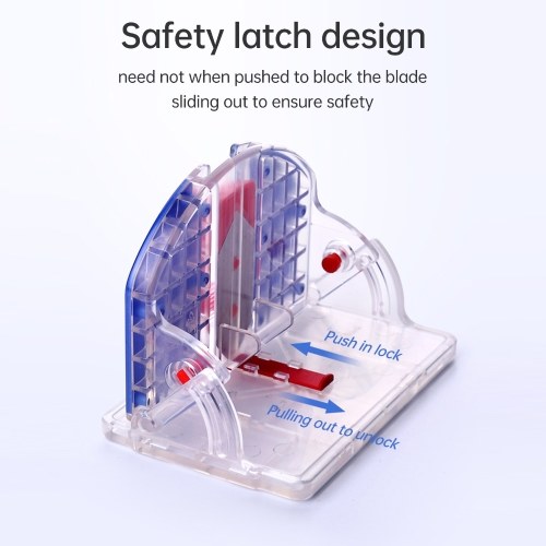 KW-triO Paper Cutter Desktop Paper Trimmer Support 45° inclined surface or a 90° flat surface safety lock Design for Craft Paper Photos Cards Scrapbooking Office Home Supplies 