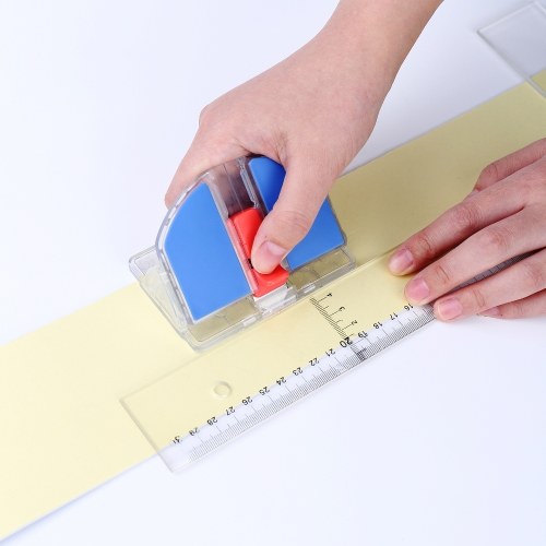 KW-triO Paper Cutter Desktop Paper Trimmer Support 45° inclined surface or a 90° flat surface safety lock Design for Craft Paper Photos Cards Scrapbooking Office Home Supplies 