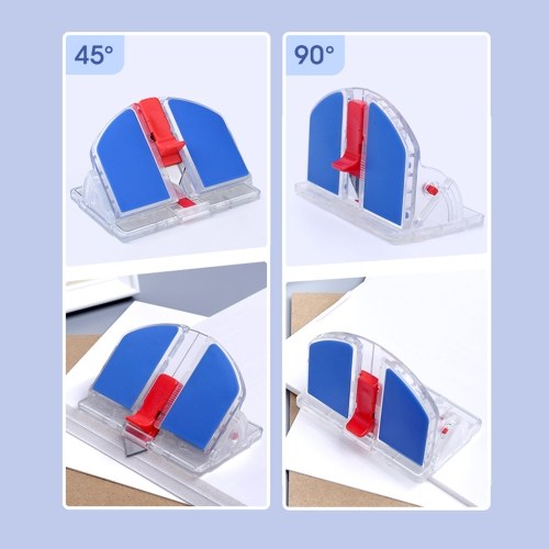 KW-triO Paper Cutter Desktop Paper Trimmer Support 45° inclined surface or a 90° flat surface safety lock Design for Craft Paper Photos Cards Scrapbooking Office Home Supplies 