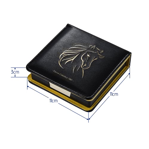 

A7 Vintage Business Memo Pad Notepad Scratch Paper Creative Office School Supplies PU Leather Box 150 Sheets