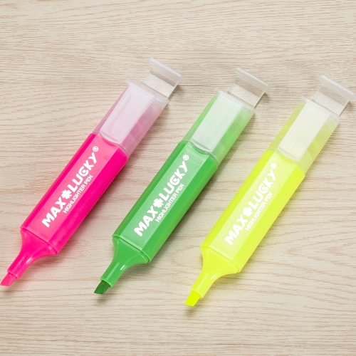 

16 Set Packaged (3pcs / Set) Многофункциональный флуоресцентный маркер Highlighters Маркировка Подчеркивание рисования Ручка для р