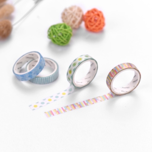 

4Pcs Basic Decorative Masking Paper Tape Set