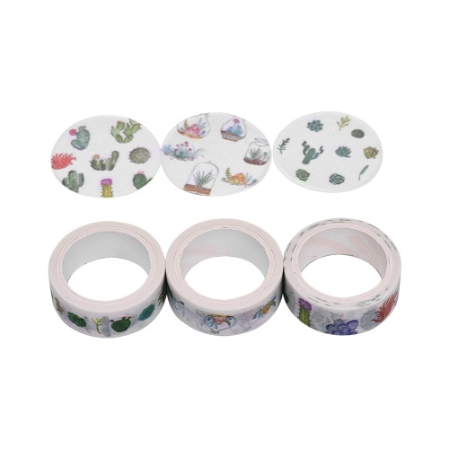 3 Pcs Decorative Masking Paper Tape Set