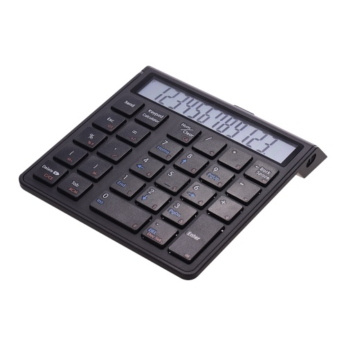 

Portable 2-in-1 Wireless BT 28 Keys Rechargeable Smart Numeric Keypad Keyboard & Calculator