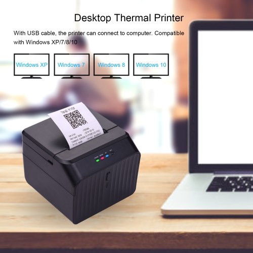 

Aibecy Desktop 58mm Thermal Receipt Printer Wired Barcode Printer
