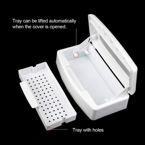 

Nail Art Tool Plastic S-terilizer Box