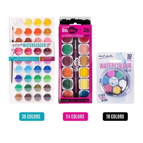 

18 Colors Solid Watercolor Paint Pigment Drawing Painting Set