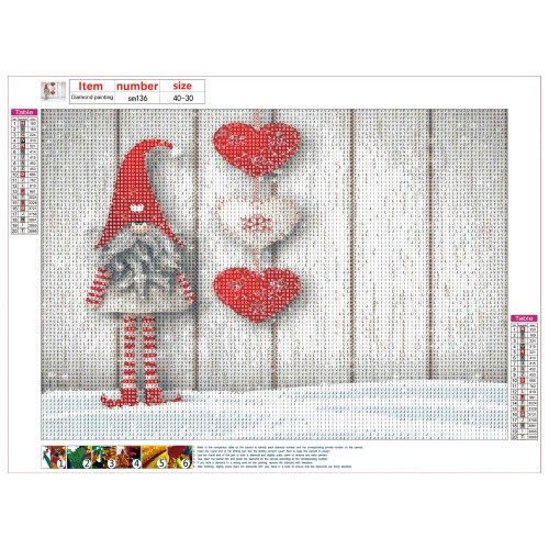 

DIY 5D Christmas Diamond Painting Kit
