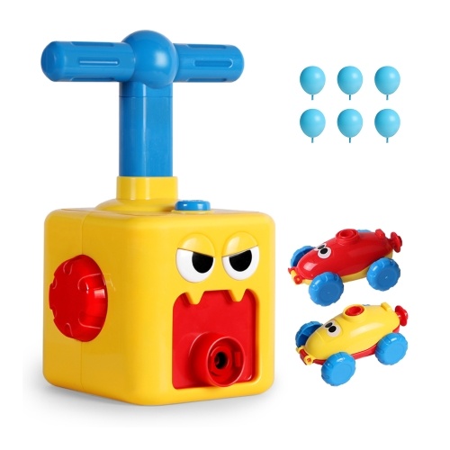 

Air Powered Vehicle Balloon Powered Launch Car Balloon Race Car STEM Educational Toy with 6 Balloons Gift for Kids