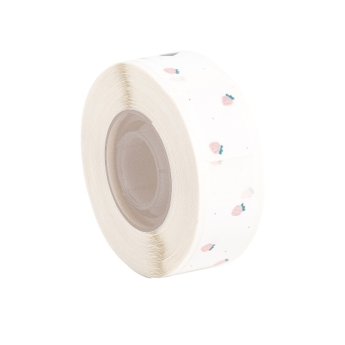 

Aibecy Cute Pattern Thermal Label Paper Self-Adhesive Printing Paper Tape Name Price Barcode Sticker Waterproof Oil-proof Tear-Resistant for D30S Portable Label Maker Printer, Strawberry 12x30mm 210 Labels/Roll