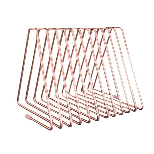 

Magazine File Holder Metal Triangle File Holder Book Organizer Storage Containers 11 Sections Office Desktop Decro Accessories Supplies Organization For Business Commercial Shop Office School Handcraft Gift Photography Props
