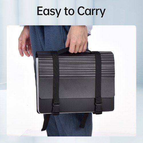 Bisofice Accordian File Folder Organizer with Handle 24 Pockets Expanding File Case 