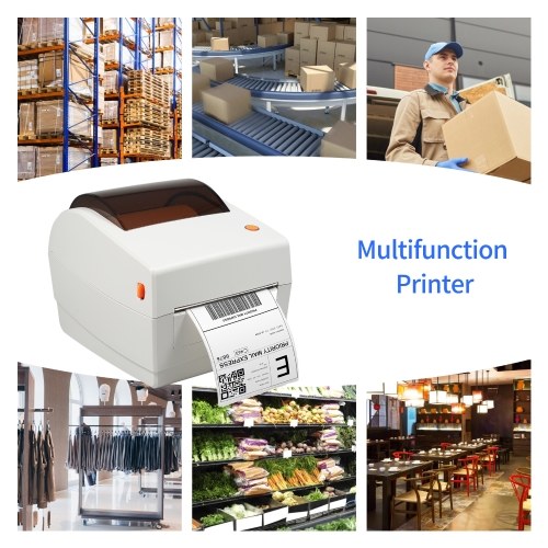 

Bisofice Thermal Label Printer 4*6in Labels Printing Machine USB+BT Connection