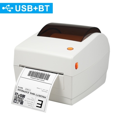 Bisofice Thermal Label Printer 4*6in Labels Printing Machine USB+BT Connection