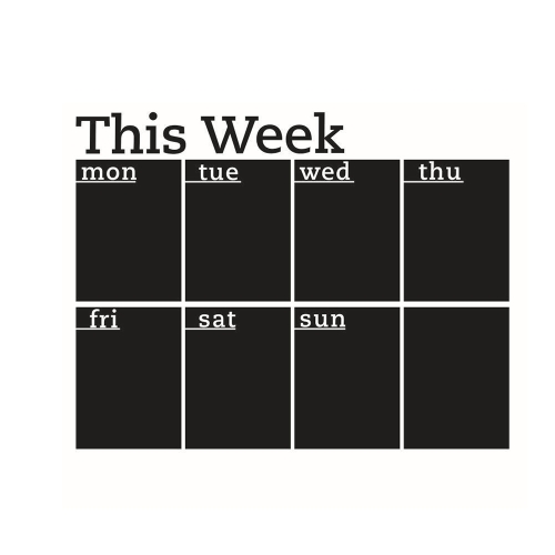 

Стикер стены Съемный календарь Charlkboard Календарь настенной печати Decal Weeker Planner Memo Board Blackboard Наклейка Организа