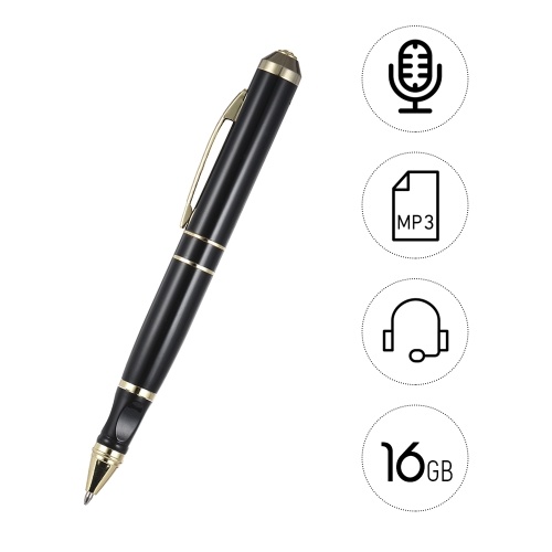 16gb Voice Recorder Pen Usb Cable Rechargeable Pen Can Write