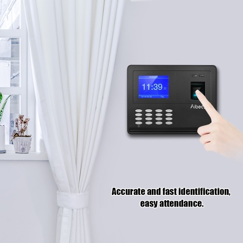 Aibecy Biometric Fingerprint Password Time Attendace Machine