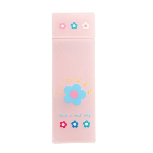

Creative Plastic Pencil Case Cartoon Pen Box Translucent Stationery Organizer