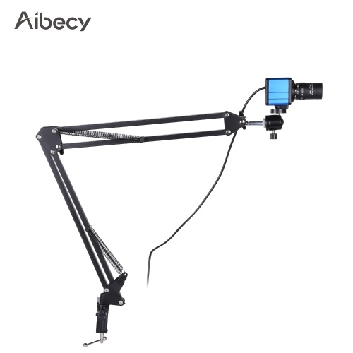 Aibecy 1080P HD Camera Computer Camera Webcam 2 Megapixels 10X Optical Zoom 80 Degree Wide Angle Manual Focus Auto Exposure Compensation with Microphone Holder USB Plug & Play for Video Conference Online Teaching Chatting Live Webcasting