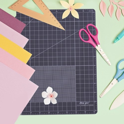 

OLD FOX Foldable Cutting Mat Durable Non-slip PVC