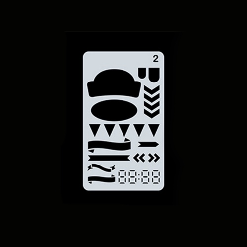 

1pc Drawing Stencils Hollow Out Design
