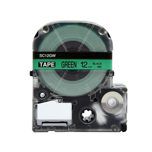 

PUTY 5 Rolls Self-Adhesive Label Tape Replacement Label Maker Tape Black on Blue 0.47 Inch(12mm)x26.2 Feet(8m) Waterproof and Oil-Proof Compatible with KINGJIM SR230CH/SR230C/SR530C/SR550C/SR3900C Label Printer