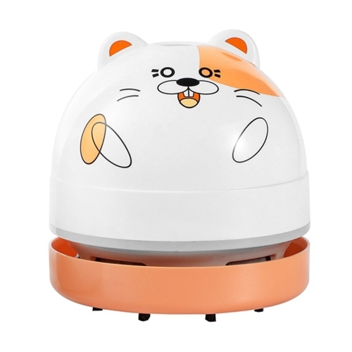 

Mini Handheld Cleaner Desk Cleaning Tool Machine Panda Design Flat Sunction Mouth/ USB Operated/ Built-in 1200mAh High Capacity Rechargeable Cell for Cleaning Desktop Keyboard Sofa Home Daily Use Housework Portable