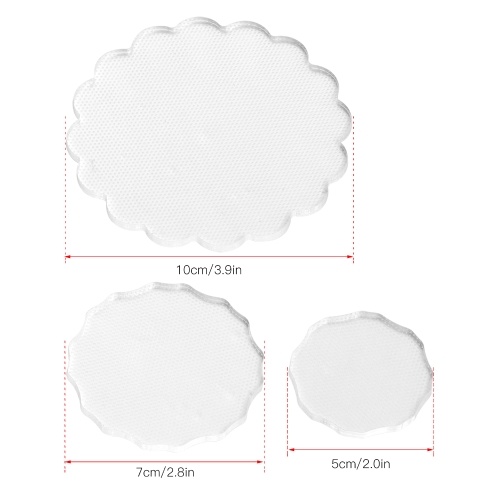 

5 Pieces Set Transparent Acrylic Stamp Blocks Handle Block Tools