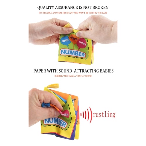 

6 Pack Soft Baby Cloth Books