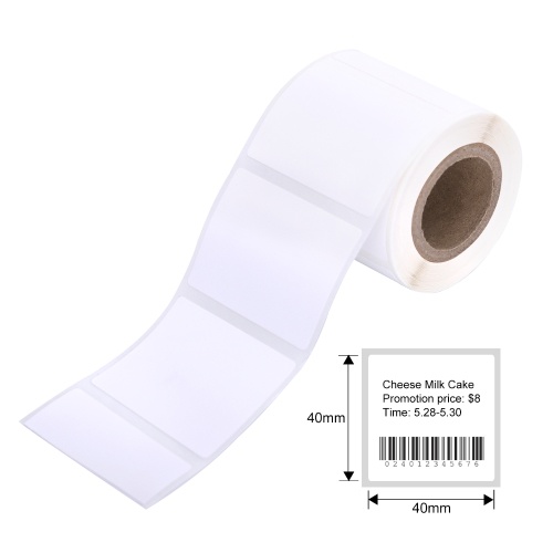 

Aibecy Label Printer Sticker Thermal Label Paper Self-Adhesive Printable Paper Roll Waterproof Oil-Proof Tear Resistant for Price Name Barcode Printing for DP23/DP30 Series Thermal Printer Label Maker Machine