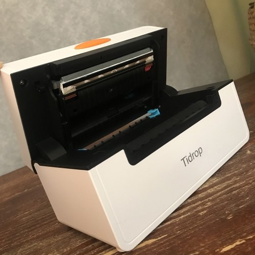 

Tidrop Thermal Shipping Label Printer 4x6 Label Printer 180mm/s High Speed USB Connection Desktop Label Maker Max.110mm Paper Width for Shipping Package Compatible with Amazon UPS Ebay Shopify FedEx Barcode Express Label Printing Postage Mailing Labeling