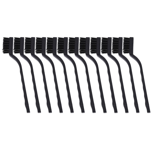 

3D Printer Parts & Accessories Stainless Steel Wire Brush Scratch Brush with Curved Handle for Nozzle Extruder Black Plate Door Frame Cleaning Welding Slag and Rust