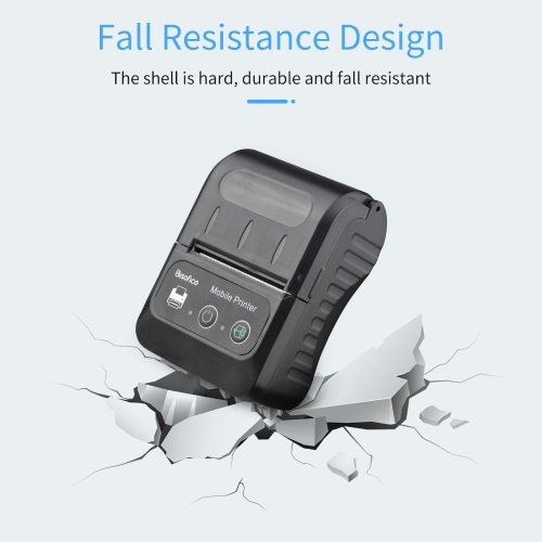 

Bisofice Portable 58mm Receipt Thermal Printer with 6 Thermal Paper Roll