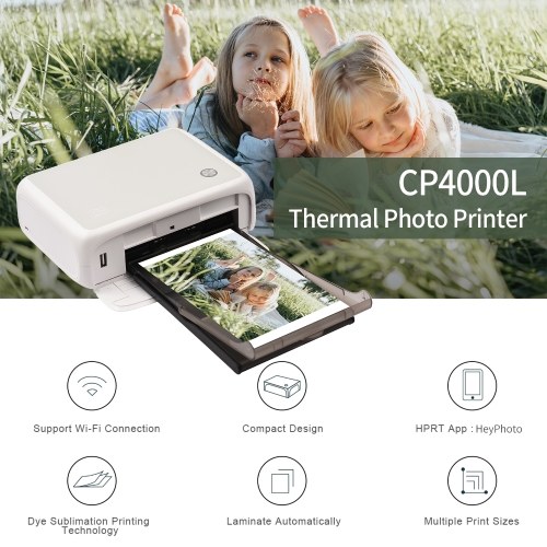

HPRT CP4000L 4x6'' Wireless Thermal Photo Printer
