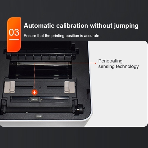 

Desktop Thermal Label Printer for 4x6'' Shipping Package Label Printing All in One Label Maker Wired USB+LAN Connection