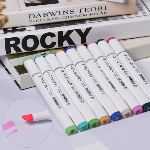 

60 Colors Dual Twin Tip Marker Marking Pens Art Sketch Highlighters for Colorful Graphic Drawing Coloring Painting Highlighting Underlining